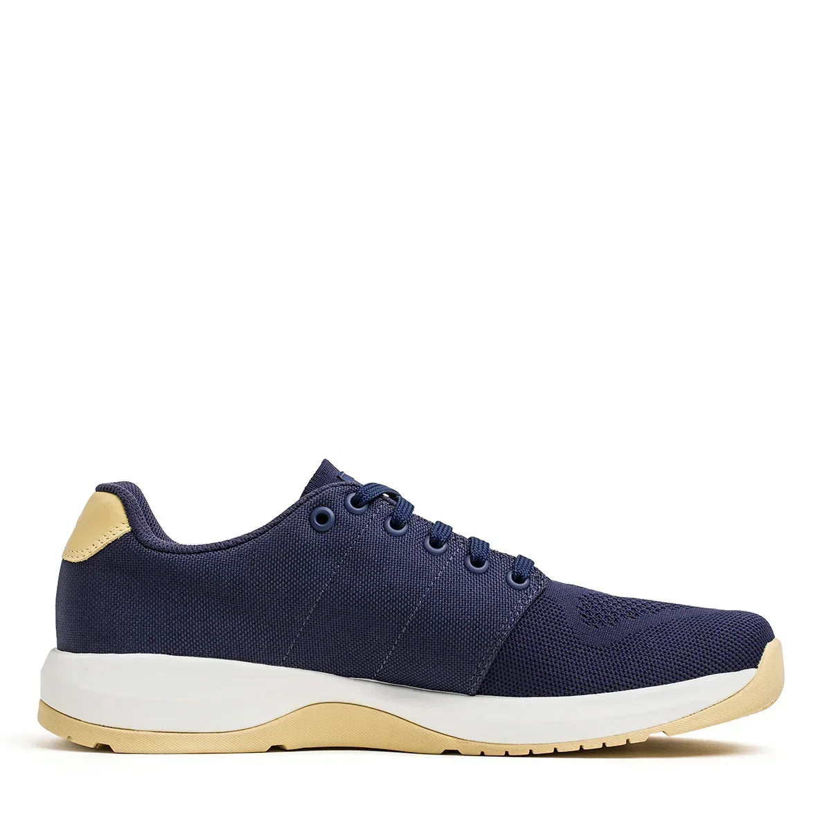Women's Ballistic Trainers - Navy + White + Gold