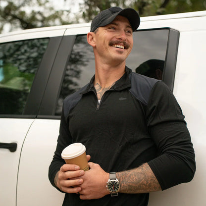 Men's Commando Quarter Zip - Merino Wool