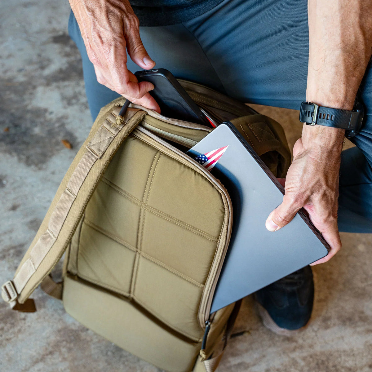 Double Bullet Ruck w/ Bombproof Laptop Compartment - 18L