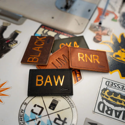 Patch  - Custom Leather Monogram
