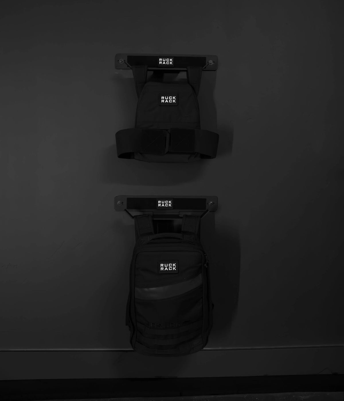 Ruck Rack® Delta | Heavy-Duty Wall Mount Storage for Rucks, Weight Vests & Tactical Gear