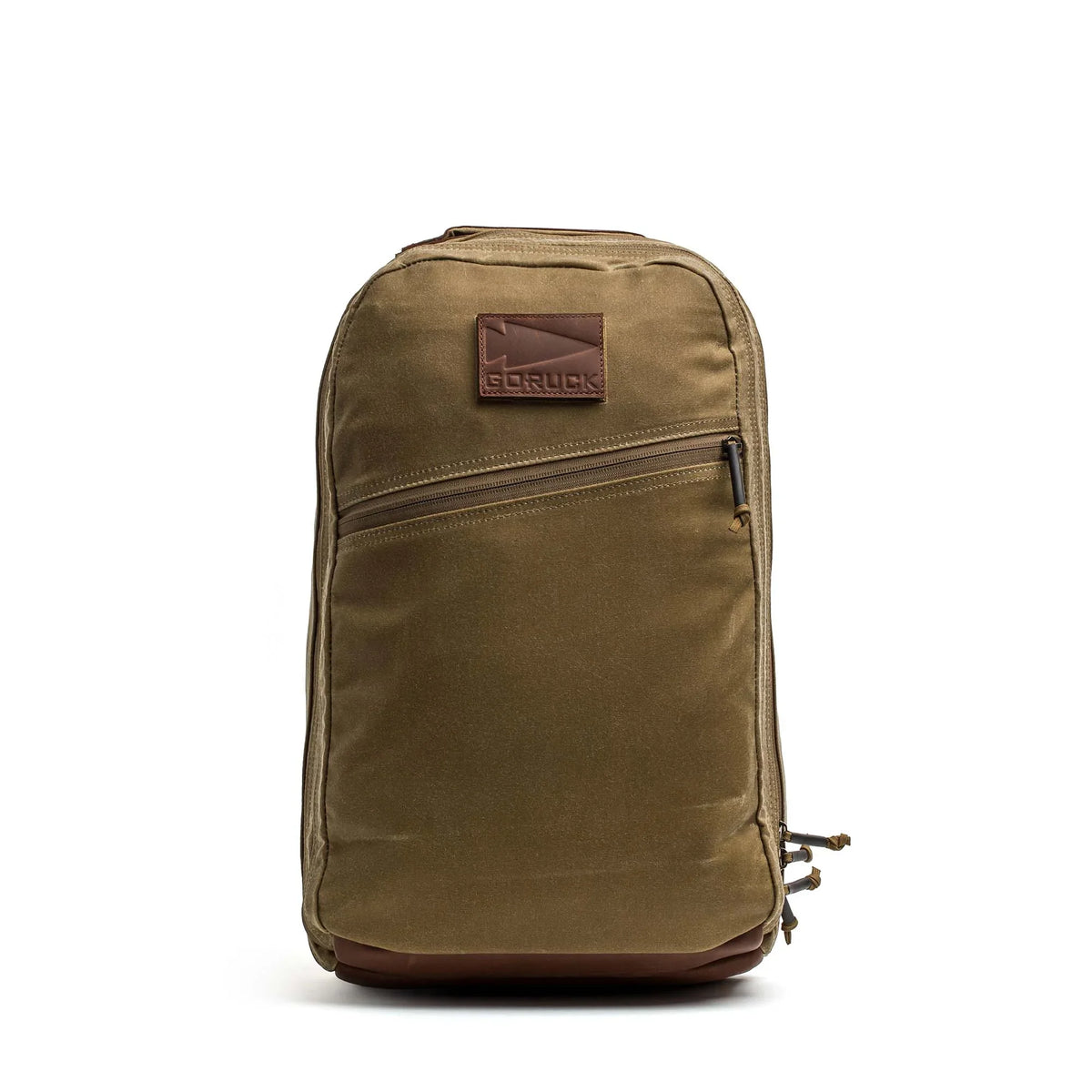 Double Compartment Bullet Ruck - Heritage Waxed Canvas - 18L