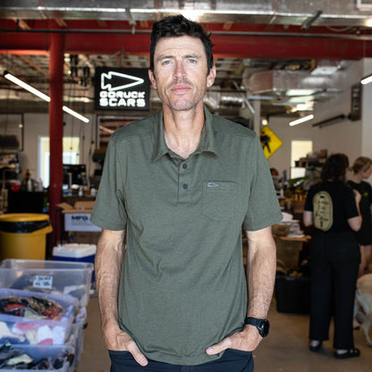 Men's Polo with Pocket - Tri-BlendX