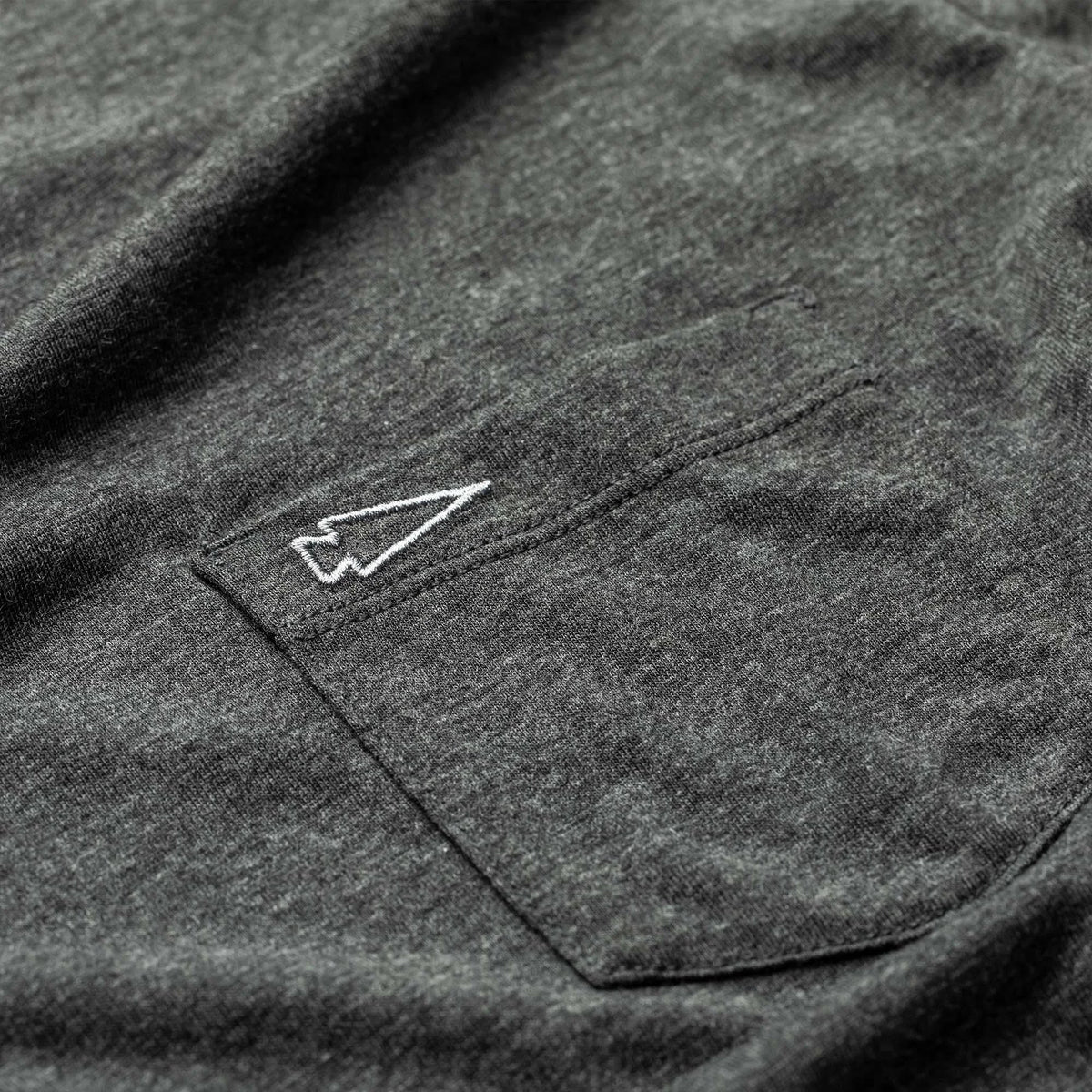 Men's Long Sleeve Pocket Tee - Tri-BlendX