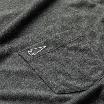 Men's Long Sleeve Pocket Tee - Tri-BlendX