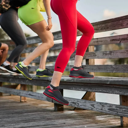 Women's Ballistic Trainers - Wolf Grey + High Risk Red