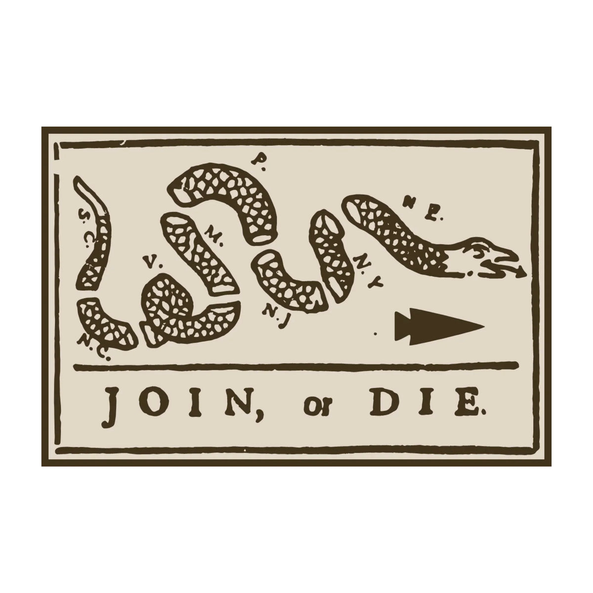Join or Die Ruck