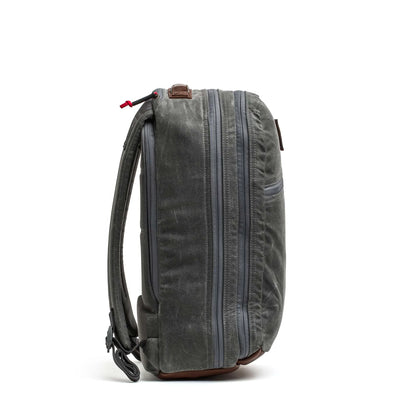 Double Compartment Bullet Ruck - Heritage Waxed Canvas - 18L