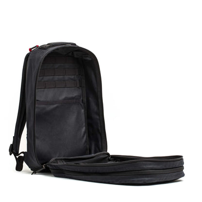 Double Compartment Bullet Ruck - Heritage Waxed Canvas - 18L