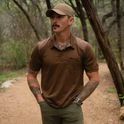 Men's Commando Polo - Merino Wool