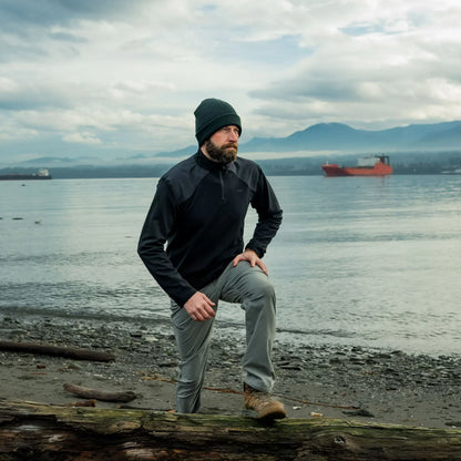 Men's Commando Quarter Zip - Merino Wool